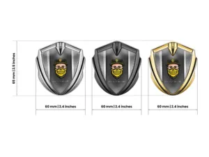 Badge Emblema Metal Universale Lucido Metal
